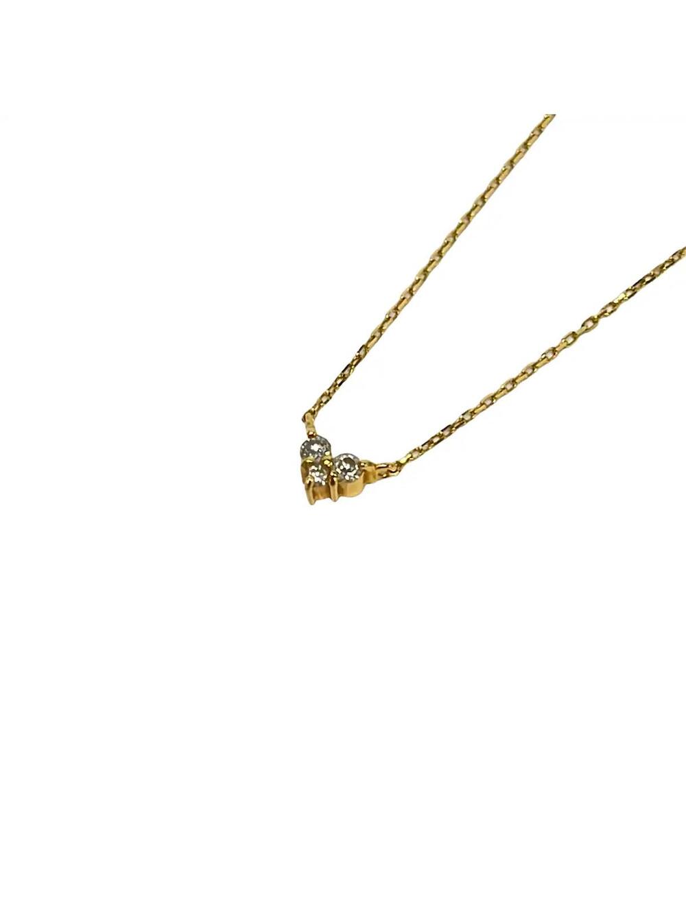 Ete 18K Yellow Gold Diamond Necklace #296583E57B